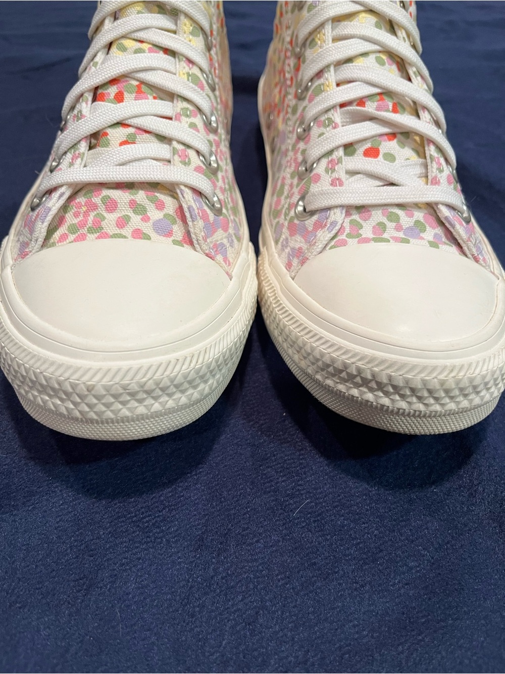 Converse Chuck Taylor High Top Multicolor Confetti Dot - Size 9 - Picture 6 of 14